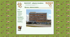 Desktop Screenshot of mlecoop.cz